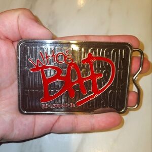 2009 AEG Live Michael Jackson Who's Bad London O2 Buckle